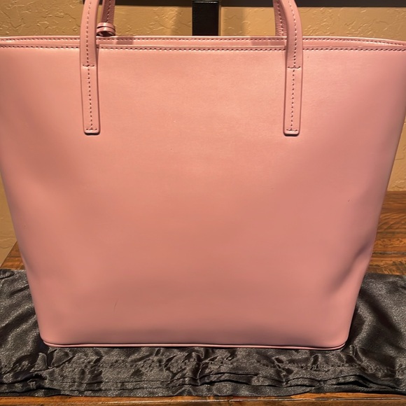 Kate Spade Seton Drive Karla Rose Pink Smooth Leather with Bow EUC - Picture 5 of 9